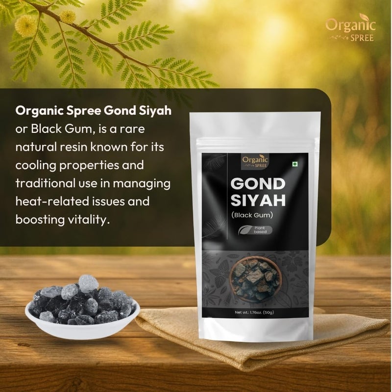 Organic Spree Gond Siyah Black Gum 200g - Image 2